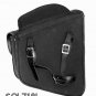 Motorcycle Left Side Solo Saddlebag for Harley Dyna Black New
