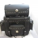 2 Piece T bag set Motorcycle sissy bar Bag Tbag for harley honda yamaha