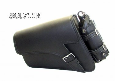Motorcycle single strap swingarm bag 2 Pin buckle three fixed strap
