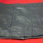 womans genuine leather skirt size small button down front