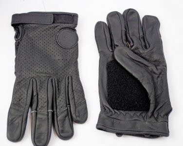 genuine leather motorcycle  gloves with vibration control palm size XL/2Xl