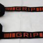 weight lifting straps pair red/black
