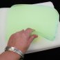 Motorcycle Memory Foam Gel cushion Insert color green 8x7x9