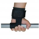 Wrist Support Training Weight Lifting Straps Pair Hand Bar (Black)