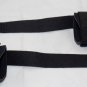 Wrist Support Training Weight Lifting Straps Pair Hand Bar (Black)