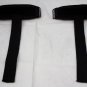 Wrist Support Training Weight Lifting Straps Pair Hand Bar (Black)