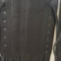 Motorcycle Leather Handlebar Grip Covers with Gel & fringes Pair New