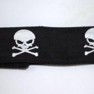 Black and White Skull and Crossbones Bandana