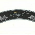 Angel Silver on Black Iron on Top Rocker Patch for Women Biker Vest TR403