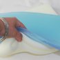 Motorcycle Memory Foam Gel cushion Insert color blue 9x11