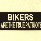 Bikers are the True Patriots Small Patch for Biker Vest SB801