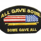 ALL GAVE SOME, SOME GAVE ALL Oval Small Patch for Vest jacket SB640