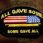 ALL GAVE SOME, SOME GAVE ALL Oval Small Patch for Vest jacket SB640