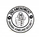 Small Patch 2ND Amendment Original Homeland Iron on for Biker Vest