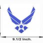 AIR FORCE WINGS MODERN White on Blue Patch for Vest