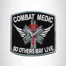 COMBAT MEDIC Iron on Small Patch for Biker Vest SB894