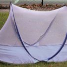 Popup mosquito Tent mesh with poly floor color is pink and blue 4x11x6x11