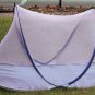 Popup mosquito Tent mesh with poly floor color is pink and blue 4x11x6x11