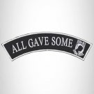 ALL GAVE SOME POW MIA Insignia Top Rocker Patch for Biker Vest Jacket