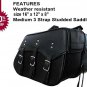 Genuine Cowhide Leather Saddlebags for harley dyna superglide low rider 212