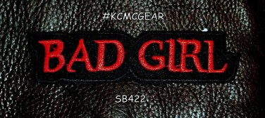 Bad girl for Women's Biker Jacket and Vest Small Patch SB422