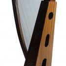 22 strings Lever harp Rose Wood Celtic Design New with Padded Gig Bag