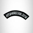 Afghanistan 2014 Small Military Rocker Patch