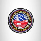 I MA THE CITIZEN OF THE USA Iron on Small Patch for Biker Vest SB893