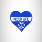 PROUD WIFE IN HAERT SHAPE Iron on Small Patch for Biker Vest SB896