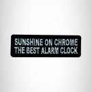 SUNSHINE ON CHROME Small Patch Iron on for Vest Jacket SB558