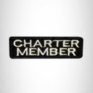 CHARTER MEMBER Small Patch Iron on for Vest Jacket SB611
