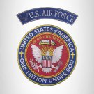 U.S Air Force One Nation 2 Patches Set Sew on for Vest Jacket