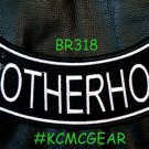 BROTHERHOOD Iron On Bottom Rocker Patch for Vest Jacket BR427