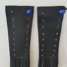 Motorcycle fringed CLUTCH Brake Lever covers Premium Genuine leather Black New