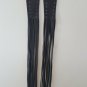 Motorcycle fringed CLUTCH Brake Lever covers Premium Genuine leather Black New