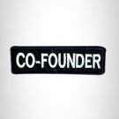 CO-FOUNDER Small Patch Iron on for Vest Jacket SB607