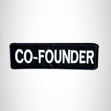 CO-FOUNDER Small Patch Iron on for Vest Jacket SB607