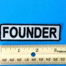 FOUNDER Small Patch Reflective Iron on for Vest Jacket SB500