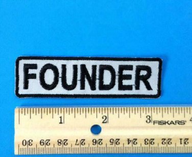 FOUNDER Small Patch Reflective Iron on for Vest Jacket SB500