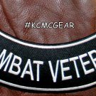 Combat Veteran Bottom Rocker Patch for Vest Jacket size 11"