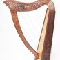 real Wood Celtic Harp 19 string Irish Style with Bag & Extra strings & key inclu