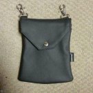 MOTORCYCLE BIKER Black CLIP ON WAIST Belt Loops POUCH PURSE BAG Hip New