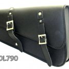 Motorcycle Tow Strap Leather Swingarm Bag for Harley Sportster XL1200X 48