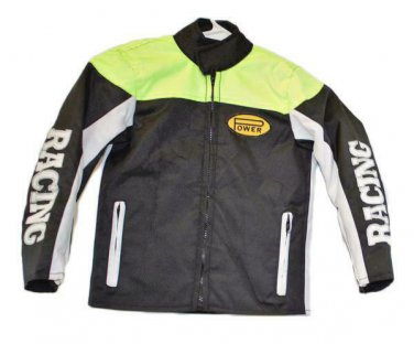 motorcycle kids jacket green/black Usa mode motor usa classics size 2