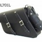 Motorcycle Two Strap Leather Solo Bag for Harley XL883L Sportster 883 SuperLow