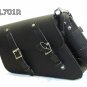 Motorcycle Two Strap Leather Solo Bag for Harley XL883L Sportster 883 SuperLow