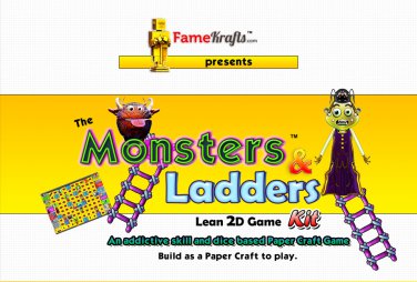 Monsters and Ladders Kit (Without Extra pawn Kit)