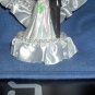 Wedding Cake Topper with White Satin Trim and White pearls HP3781
