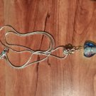 Sterling silver necklace with glass heart