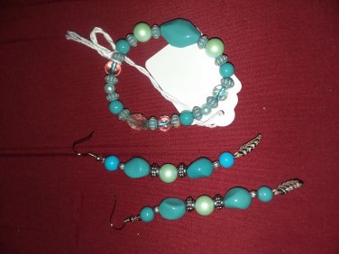 Multi turquoise jewelry set